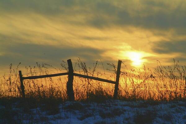 Sunsets Poster featuring the photograph Fading by Al Swasey