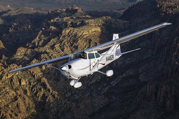 Cessna Poster featuring the photograph Cessna 172M by Jay Beckman