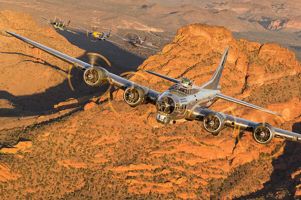 Boeing Poster featuring the photograph Thunder On The Mountain by Jay Beckman