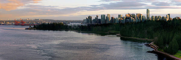 617 Poster featuring the photograph Vancouver panorama by Sonny Ryse