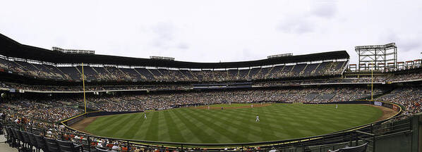 Panoramic View Poster featuring the photograph Turner Field Panoramic View by Paul Plaine