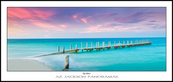 Quindalup Boat Ramp Poster featuring the photograph Aqua Waters Poster Print by Az Jackson