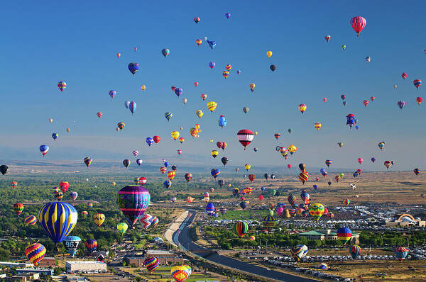 Abf Poster featuring the photograph Albuquerque Balloon Fiesta by Tara Krauss