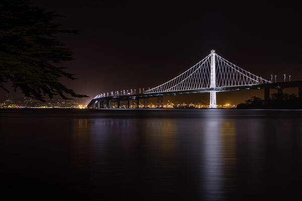Bay Poster featuring the photograph New Span from Treasure Island by Don Hoekwater Photography