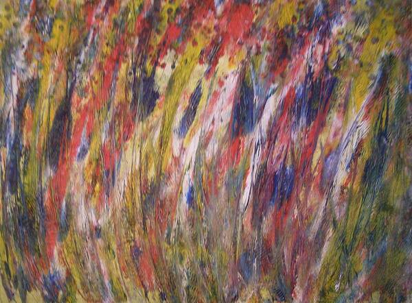 Abstract Poster featuring the painting Spirits Rising by Don Phillips