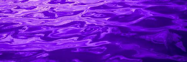 Wall Art Poster featuring the photograph Colored Wave Long Purple by Stephen Jorgensen