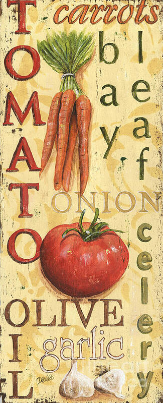 Kitchen Poster featuring the painting Tomato Soup by Debbie DeWitt