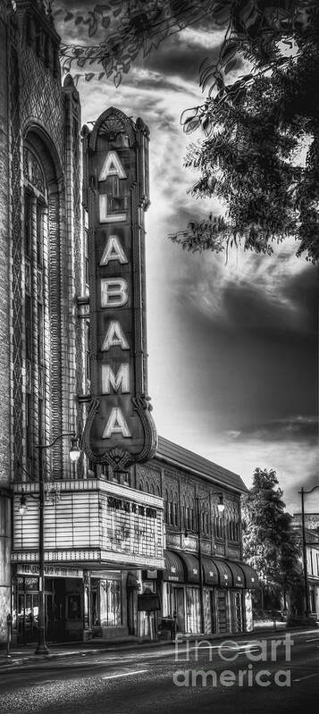 Architecture Poster featuring the photograph Alabama Theatre #2 by Ken Johnson