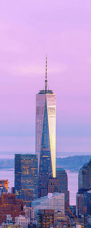 World Trade Center Poster featuring the photograph Finance Romance by Az Jackson