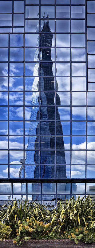 Facade Poster featuring the photograph The Shard by Shirley Mitchell