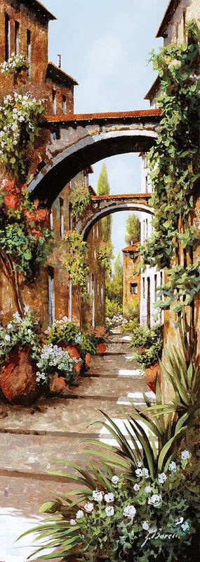 Arch Poster featuring the painting Profumi Tra Gli Archi by Guido Borelli