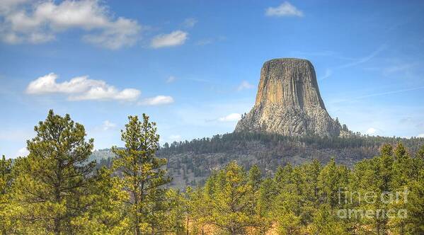 Devils Tower Poster featuring the photograph Old As The Hills by Anthony Wilkening