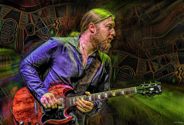 Derek Trucks Guitarist by Mal Bray