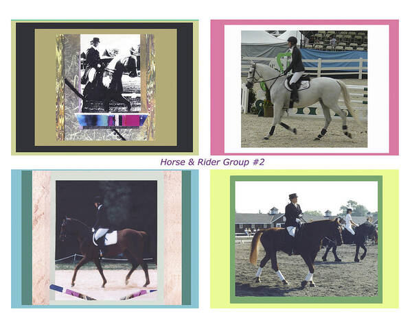 Horse Poster featuring the photograph Horse Rider Group 2 by Mary Ann Leitch