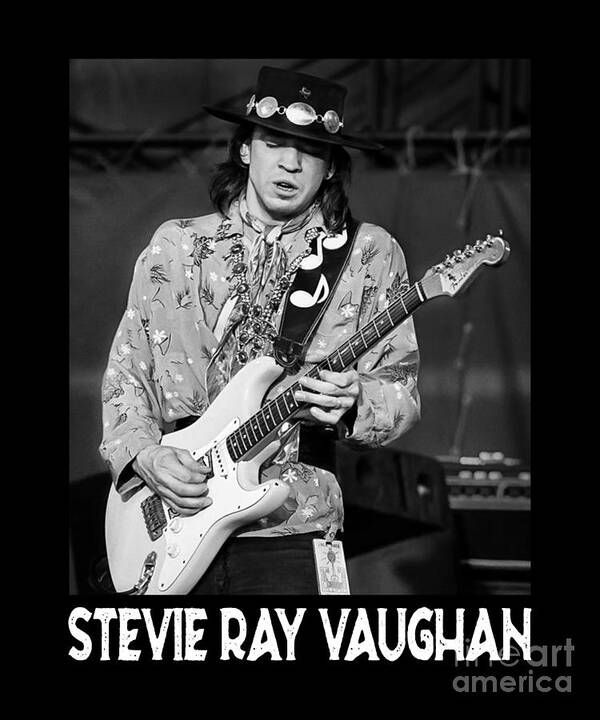 Retro Style Stevie Ray Vaughan by Notorious Artist