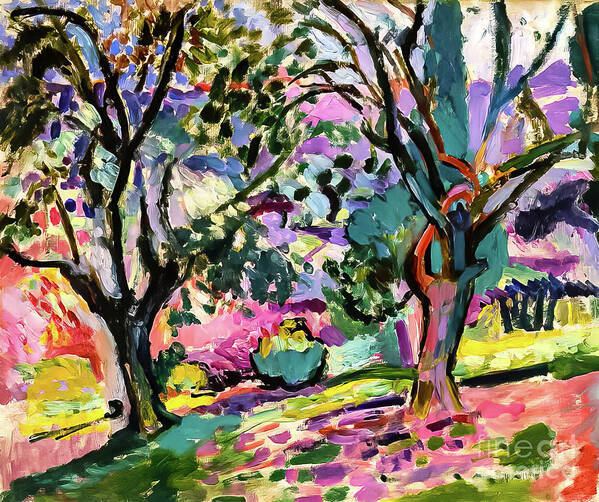 Olive Trees at Collioure by Matisse by Henri Matisse