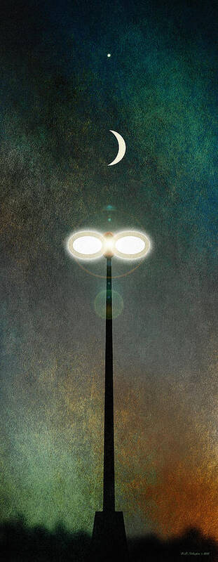 Light Poster featuring the digital art Light 2 by WB Johnston
