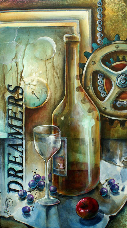 Still Life Poster featuring the painting Untitled 3 by Michael Lang
