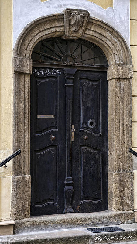 Downtown Kromeriz Poster featuring the photograph Doors of Kromeriz by Robert Culver