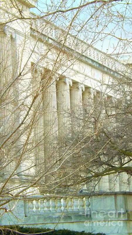 Greek Poster featuring the photograph Greek Architecture by Brigitte Emme