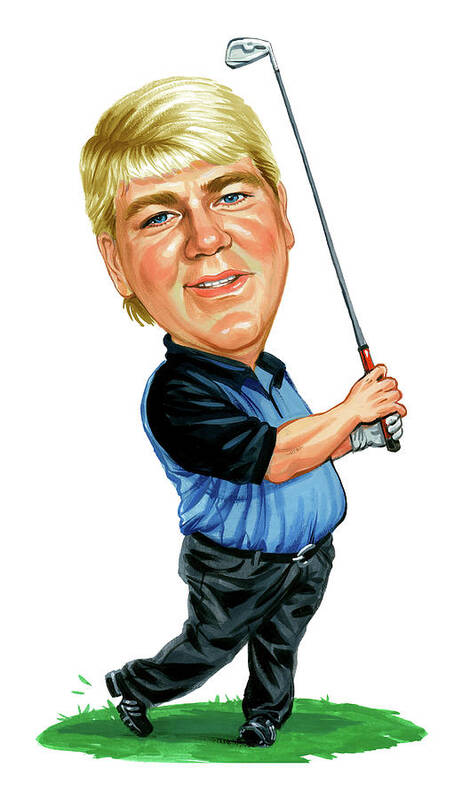 John Daly Poster featuring the painting John Daly by Art 