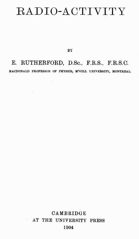 1904 Poster featuring the painting Rutherford Title Page by Granger