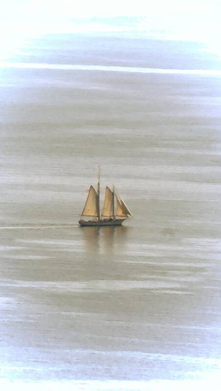 Schooner Poster featuring the photograph Schooner 1 by Joe Faherty