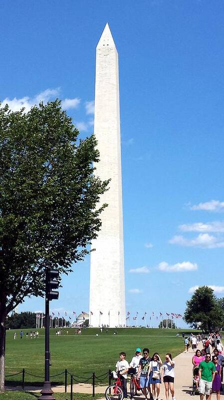 Washington Poster featuring the photograph Washington Monument by Kenny Glover