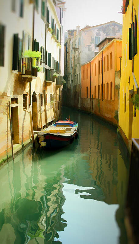 Venice Poster featuring the photograph Canal by Photography Art