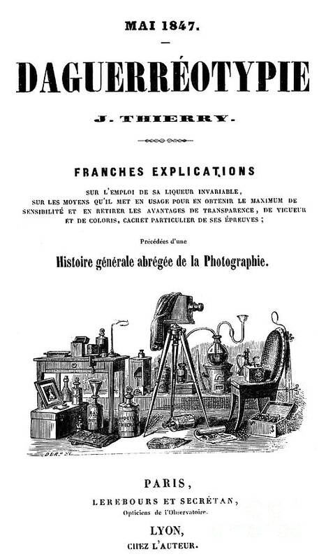 1847 Poster featuring the photograph History Of Photography, 1847 by Granger