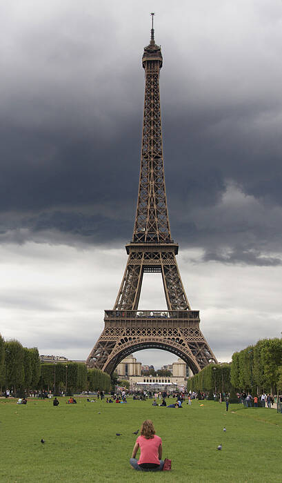 Paris Poster featuring the photograph Eiffel tower. Paris by Bernard Jaubert