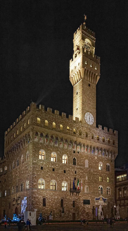 Palazzo Poster featuring the photograph Palazzo Vecchio by Adam Rainoff
