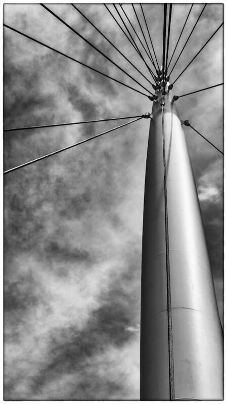 Abstract Poster featuring the photograph Spire by Tony Locke