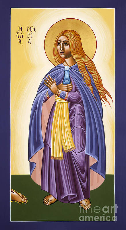 St Mary Magdalen Equal To The Apostles Poster featuring the painting St Mary Magdalen Equal to the Apostles 116 by William Hart McNichols