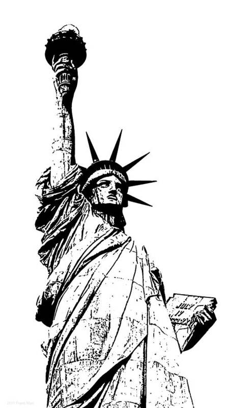 Statue Of Liberty Poster featuring the photograph Statue of Liberty 2.1 by Frank Mari
