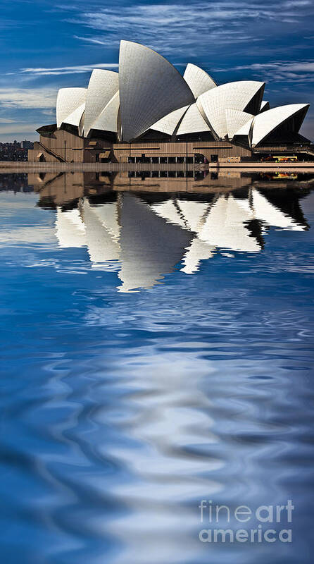 Sydney Opera House Sydney Harbour Poster featuring the photograph The iconic Sydney Opera House by Sheila Smart Fine Art Photography