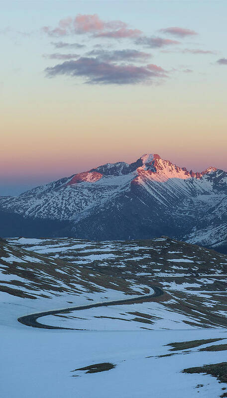 Trail Ridge Road Poster featuring the photograph Trail Ridge Road Vertical by Aaron Spong