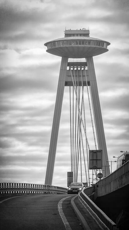 Joan Carroll Poster featuring the photograph UFO Landing by Joan Carroll