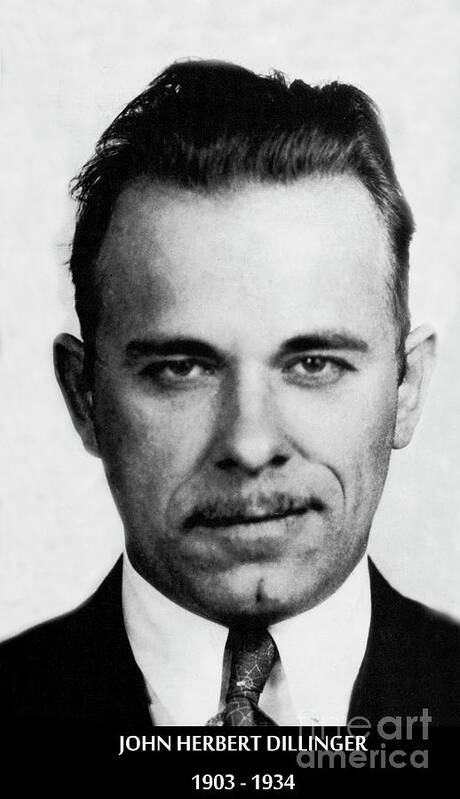 John Dillinger Poster featuring the photograph Digging Up Dillinger Gangster John Dillinger by Doc Braham