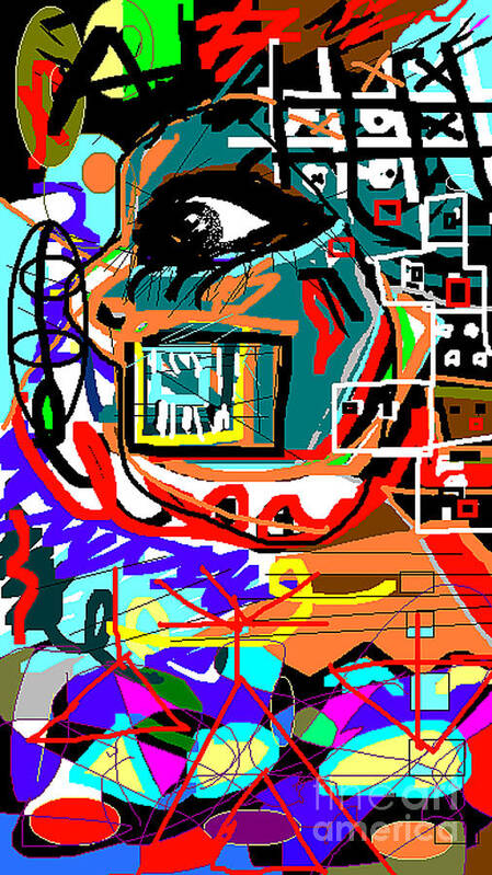 Eye Poster featuring the digital art Bohemian Eye by Denise Morgan
