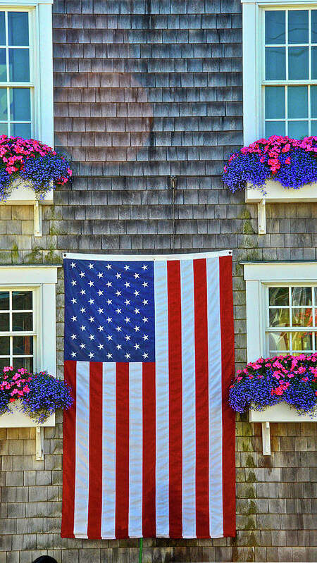 Copyright Elixir Images Poster featuring the photograph Cape Cod American Dream by Santa Fe