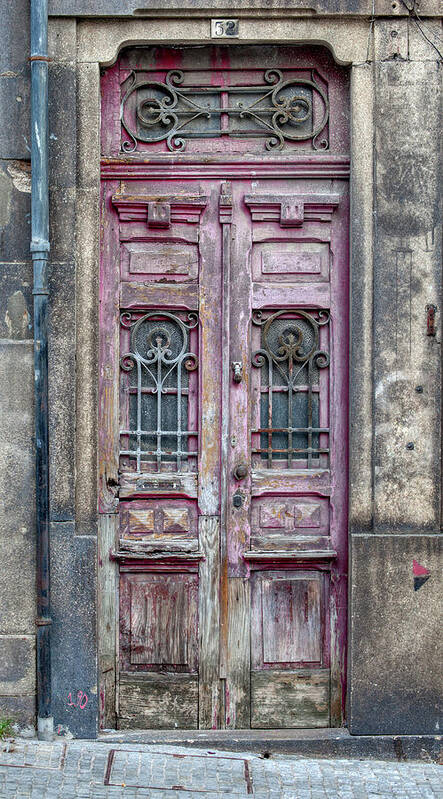 Door Poster featuring the photograph Door 52 of Porto by David Letts