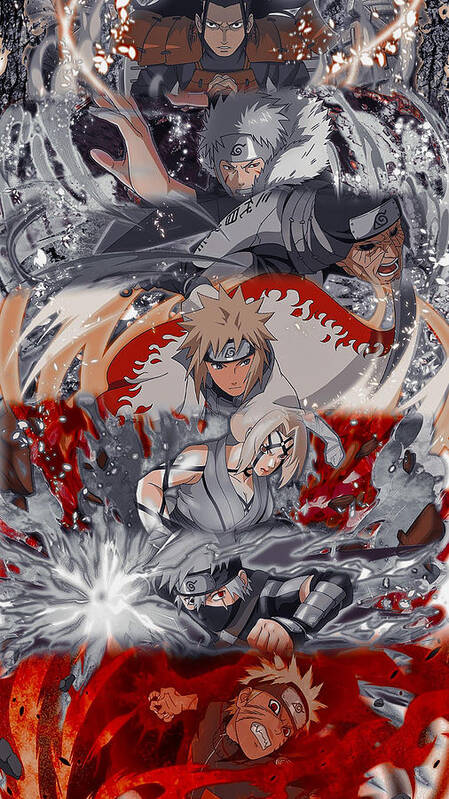 Custom Naruto Hokage Themed Poster 12x16