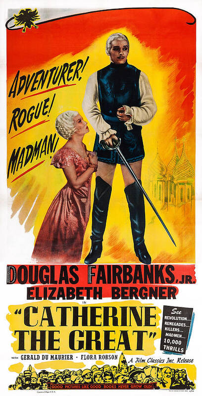 1930s Movies Poster featuring the photograph Catherine The Great, Aka The Rise Of #1 by Everett