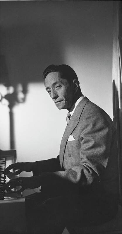 Music Poster featuring the photograph A Portrait Of Agustin Lara by Horst P. Horst