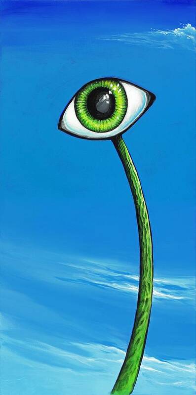 Eye Poster featuring the painting Dandyeyeon by David Junod