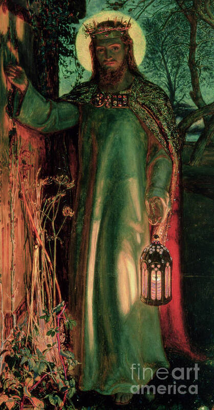 Jesus Poster featuring the painting The Light of the World by William Holman Hunt