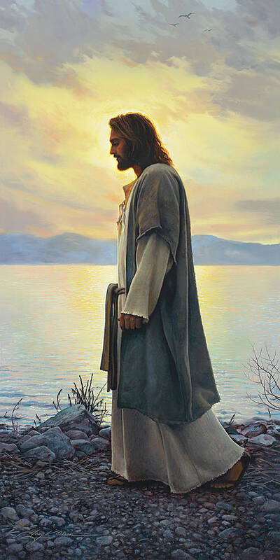 Jesus Poster featuring the painting Walk with Me by Greg Olsen