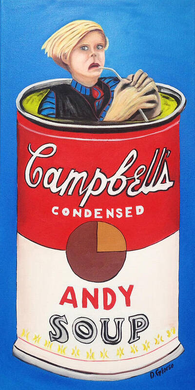 Glorso Poster featuring the painting Andy Soup by Dean Glorso