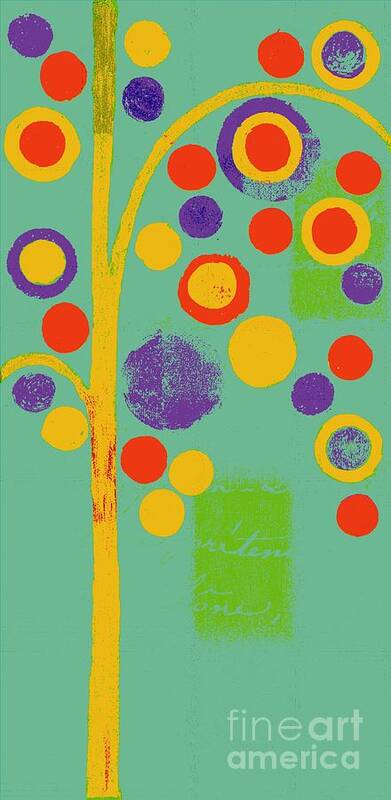 pop Art Poster featuring the painting Bubble Tree - 290r - Pop 01 by Variance Collections